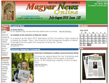 Tablet Screenshot of magyarnews.org